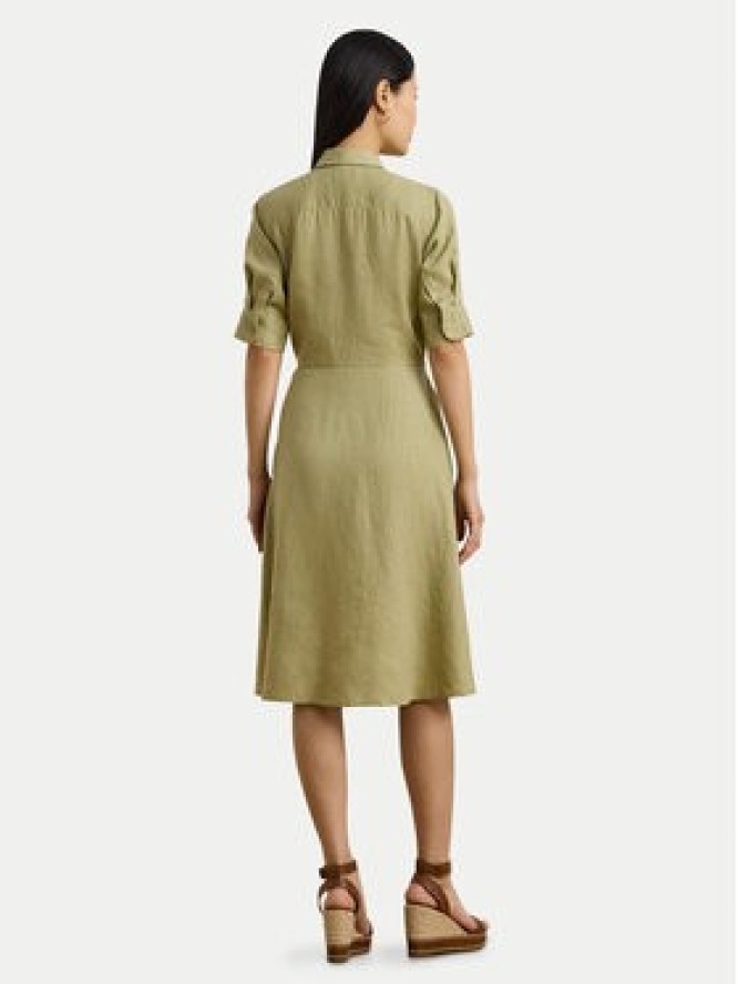 LAUREN RALPH LAUREN Sukienka koszulowa 200905667015 Zielony Regular Fit