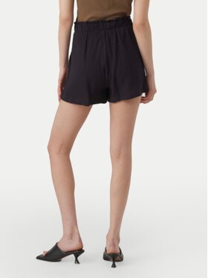 Vero Moda Szorty materiałowe Natali 10279687 Czarny Baggy Fit