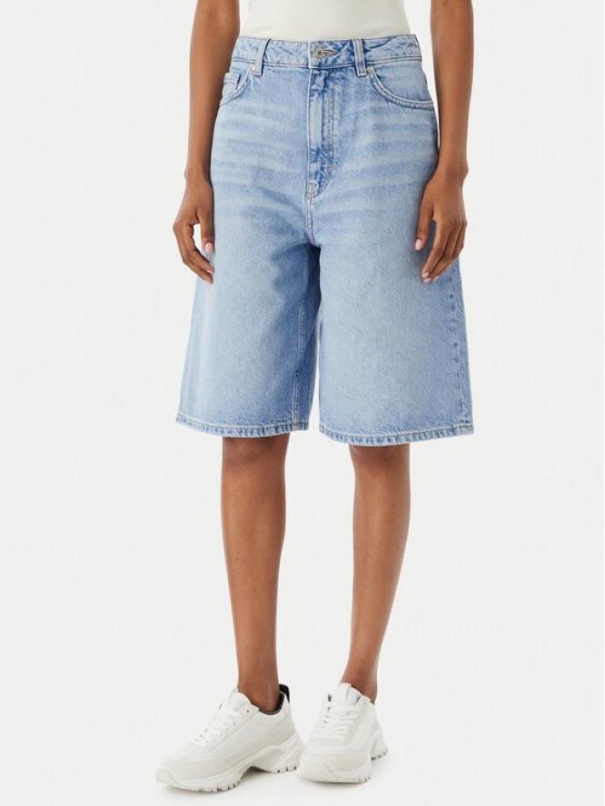 HUGO Bermudy Gelita 1 50557010 Niebieski jasny Relaxed Fit