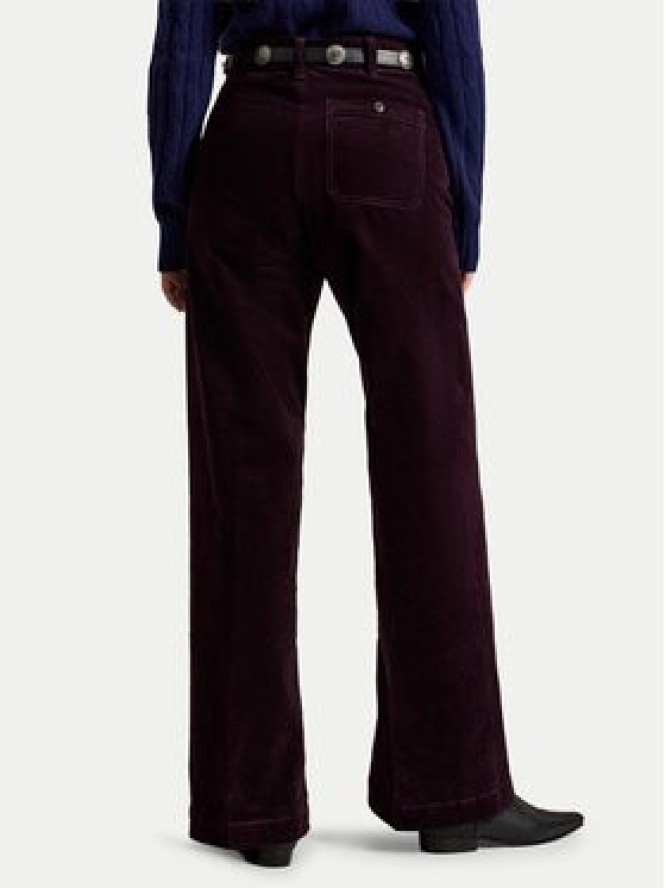 Polo Ralph Lauren Spodnie materiałowe 211B17556008 Bordowy Flare Fit