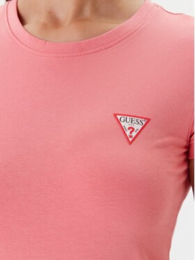 Guess T-Shirt W2YI44 J1314 Koralowy Regular Fit