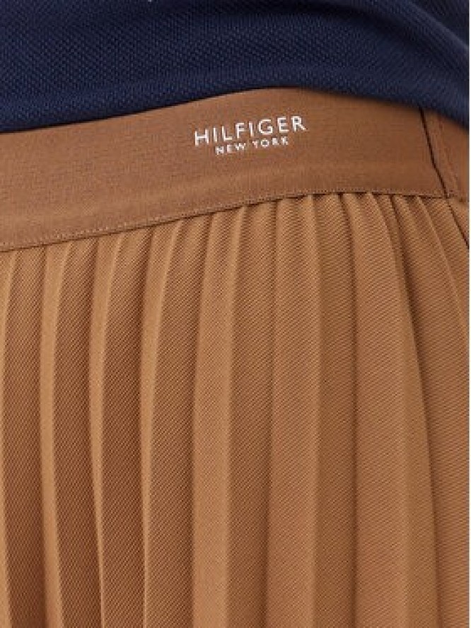 Tommy Hilfiger Spódnica plisowana WW0WW43886 Brązowy Regular Fit