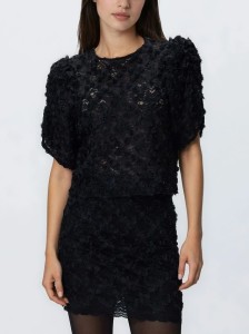 Spódnica mini - czarny