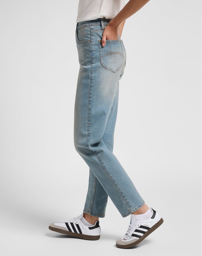 DAMSKIE SPODNIE LEE CBL MOM JEANS DENIM DAYS L34HUXE27 112340616