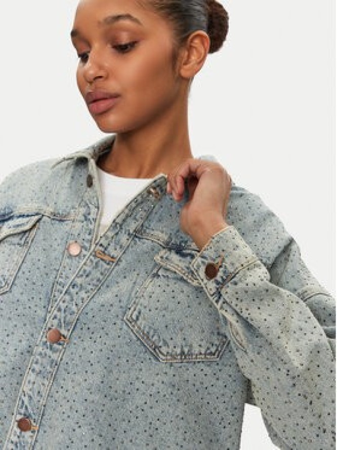 Guess Kurtka jeansowa W5GN90 D5LQ2 Niebieski Regular Fit