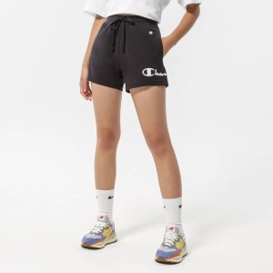 SPODENKI DAMSKIE SPORTOWE CHAMPION-SZORTY SHORTS KRÓTKIE KOLOR CZARNY