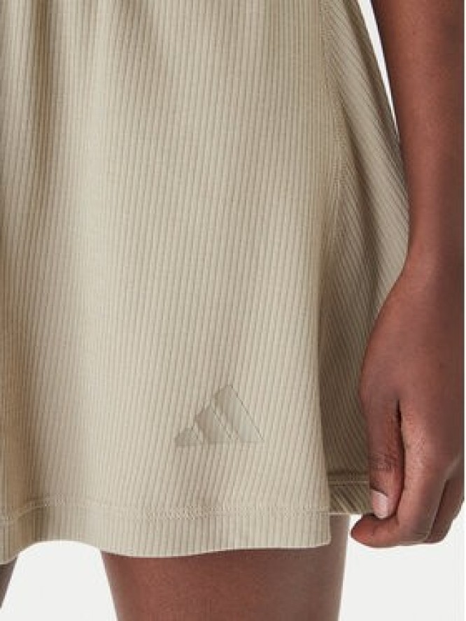 adidas Spódnica mini KA2473 Zielony Loose Fit