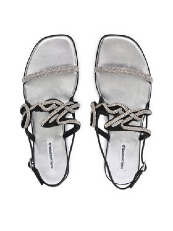 KARL LAGERFELD Sandały Olympia II KL87425C Czarny