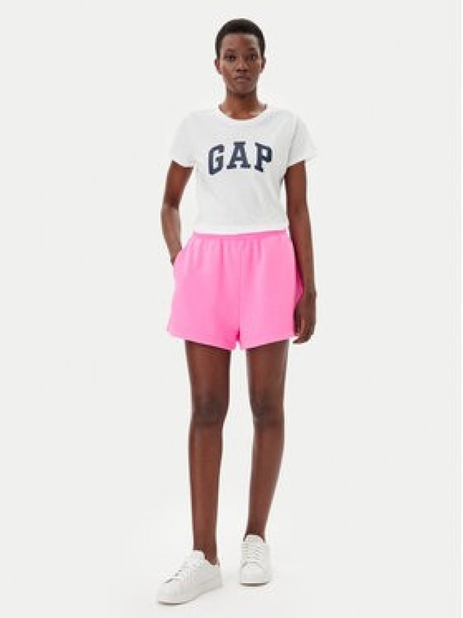 Gap T-Shirt 729555-12 Biały Regular Fit