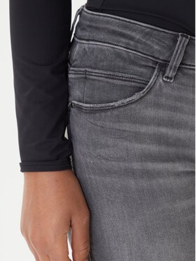 Guess Jeansy W2YAJ2 D4PZ2 Szary Skinny Fit