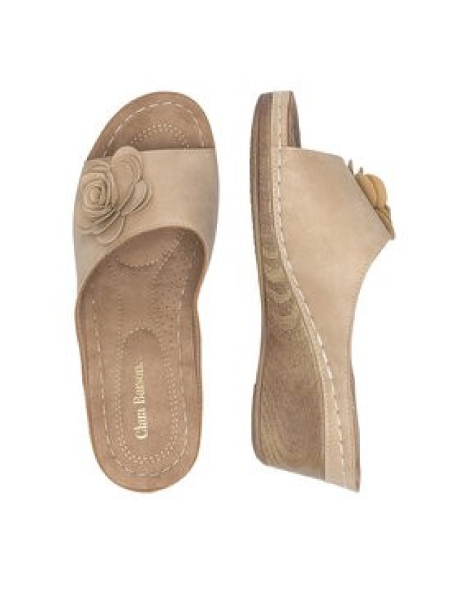 Clara Barson Klapki WYL05010-29 Beżowy