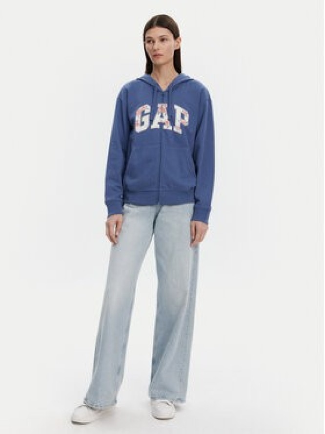 Gap Bluza 727433-06 Niebieski Relaxed Fit