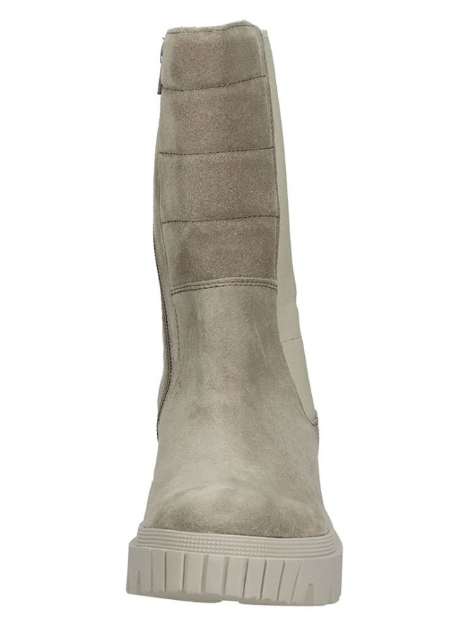 Gabor Skórzane sztyblety w kolorze szarym rozmiar: 37,5