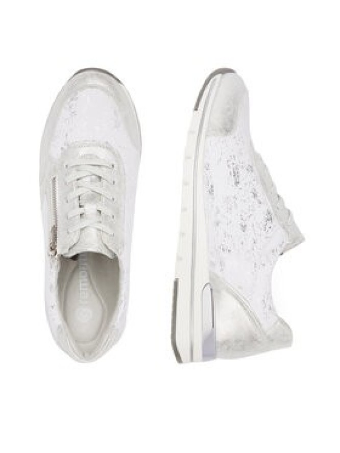 Remonte Sneakersy R6700-91 Srebrny