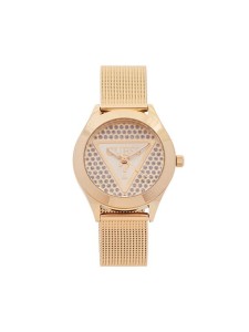 Guess Zegarek Glitz Plaque GW0835L2 Złoty