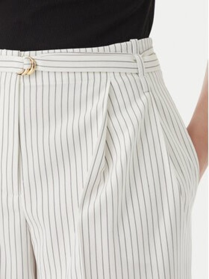 HUGO Spodnie materiałowe Hejuly 50559202 Biały Loose Fit