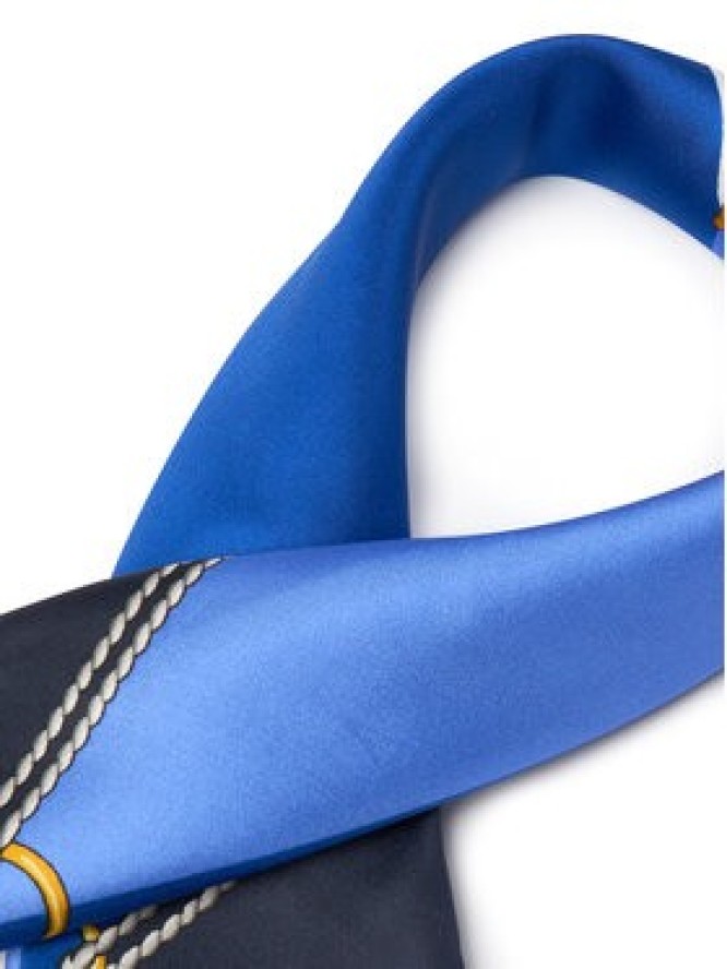 LAUREN RALPH LAUREN Chusta jedwabna Colour-Blocked Anchor-Crest 454P09785003 Niebieski