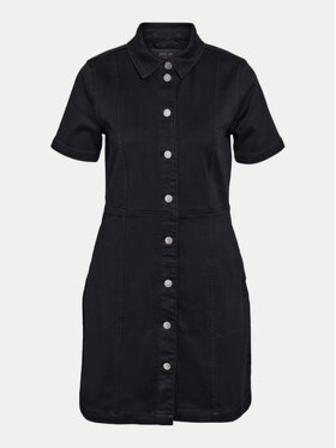 Noisy May Sukienka jeansowa Nisa 27032980 Czarny Slim Fit