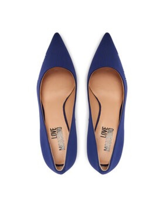 LOVE MOSCHINO Szpilki JA10299G1OIM0750 Niebieski