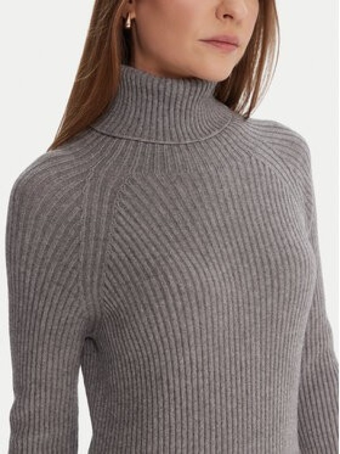 Kontatto Sukienka dzianinowa 3M0853C Szary Regular Fit