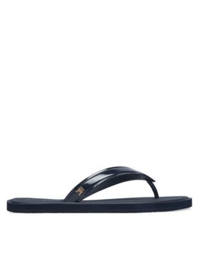 Tommy Hilfiger Japonki Th Scandi Shiny Summer Sandal FW0FW09446 Granatowy