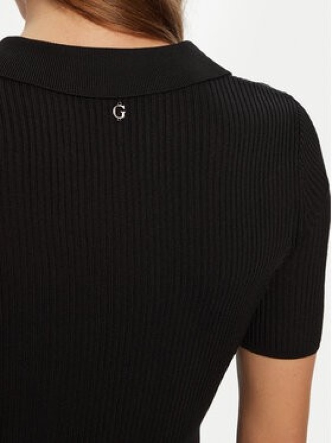 Guess Sukienka dzianinowa W5RK18 Z2U00 Czarny Regular Fit