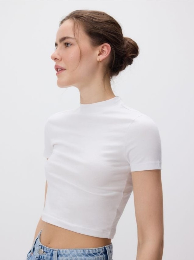 Bawełniany t-shirt - biały