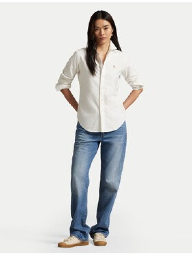 Polo Ralph Lauren Koszula 211891377003 Biały Regular Fit