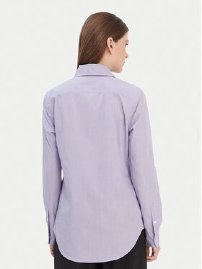 Polo Ralph Lauren Koszula 211941509003 Fioletowy Slim Fit