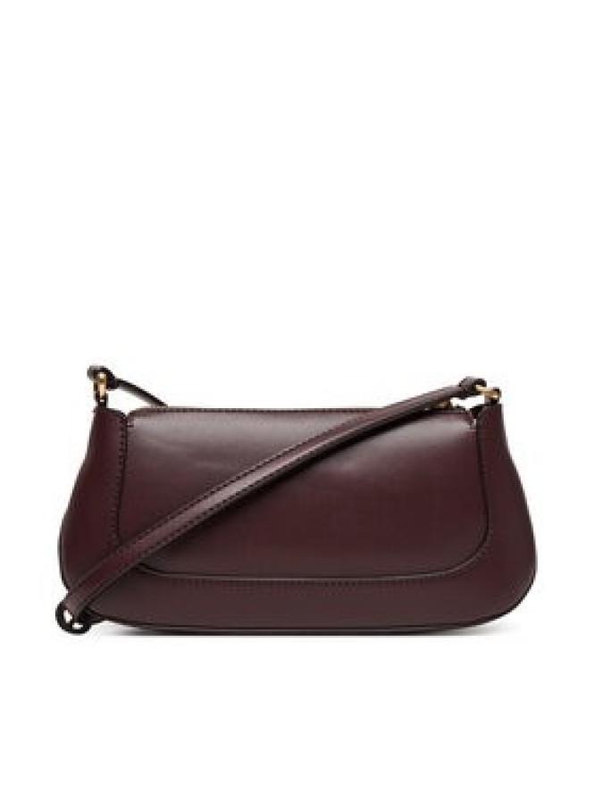 Calvin Klein Torebka Hardware Zip Crossbody LV04F1046G Bordowy