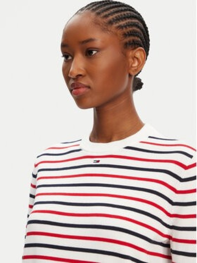 Tommy Jeans Sweter Essential DW0DW20159 Kolorowy Regular Fit