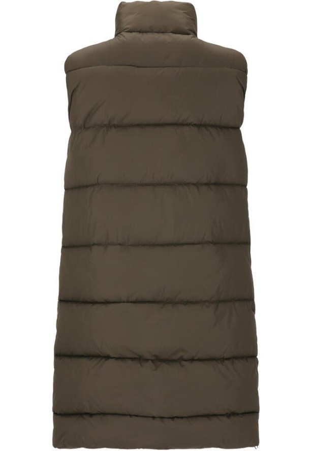 Długa kamizelka puchowa damska Whistler Amaretto