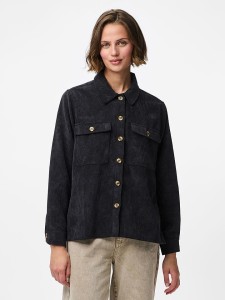 Pieces Koszula "Ceffi" w kolorze czarnym rozmiar: L