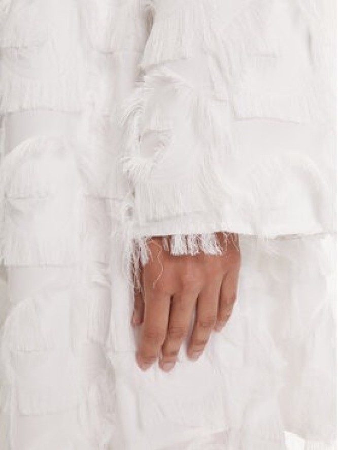 YAS Sukienka koktajlowa 26038226 Biały Loose Fit