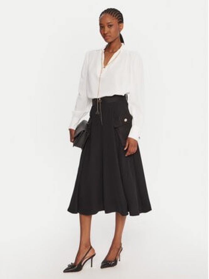 Rinascimento Spódnica midi CFC0126183003 Czarny Regular Fit