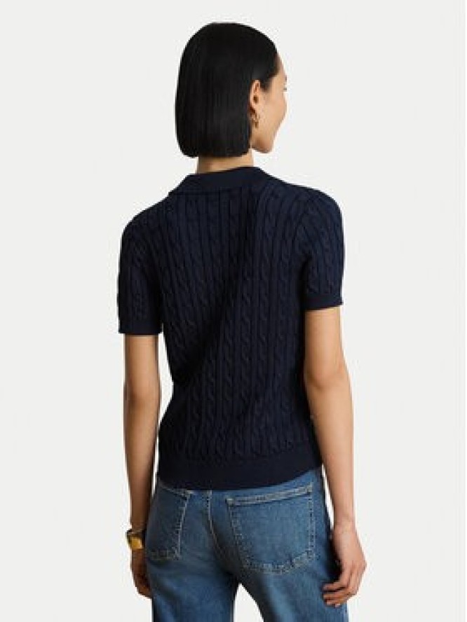 LAUREN RALPH LAUREN Polo 200P14041003 Granatowy Regular Fit