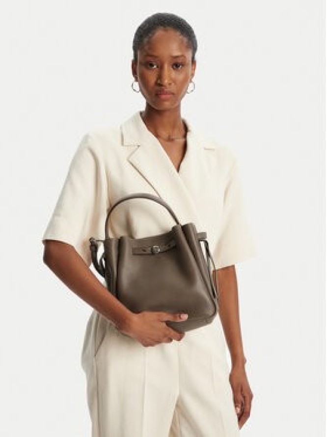 Tory Burch Torebka Romy Bucket Bag 166982 Brązowy