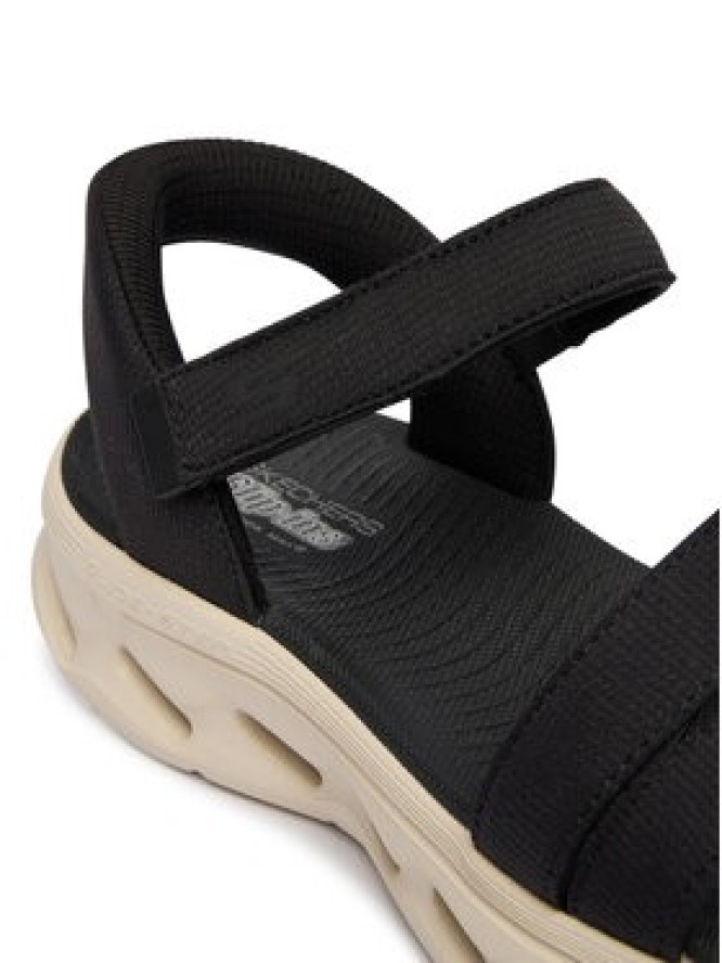 Skechers Sandały Go Walk Glide-Step 2.0 Sandal 141269/BKW Czarny