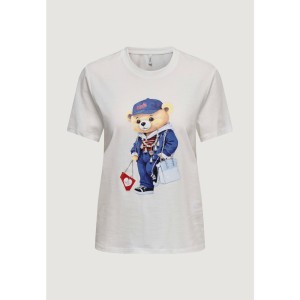 Koszulka crop top Kobieta ONLY Onlmaeve Life S/S Reg Tee Cs Jrs