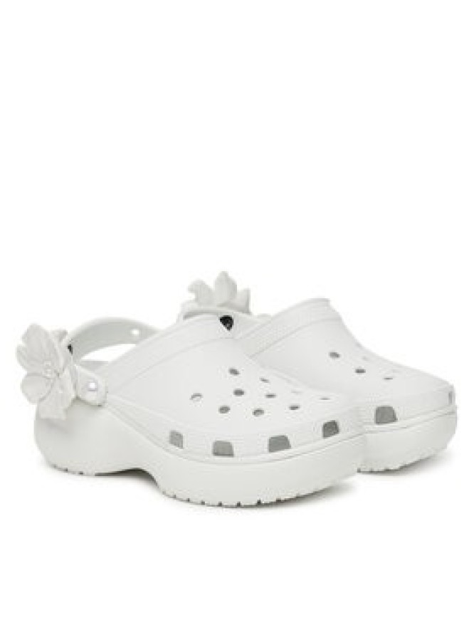Crocs Klapki Classic Bouquet Platform Clog 211292 Biały
