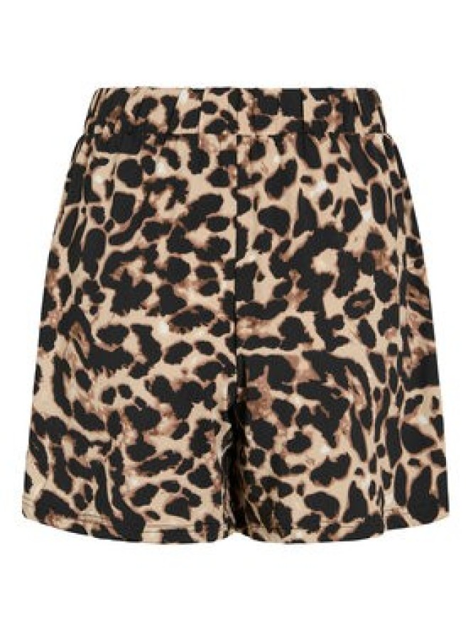 Vila Szorty materiałowe Leoa 14109339 Brązowy Regular Fit