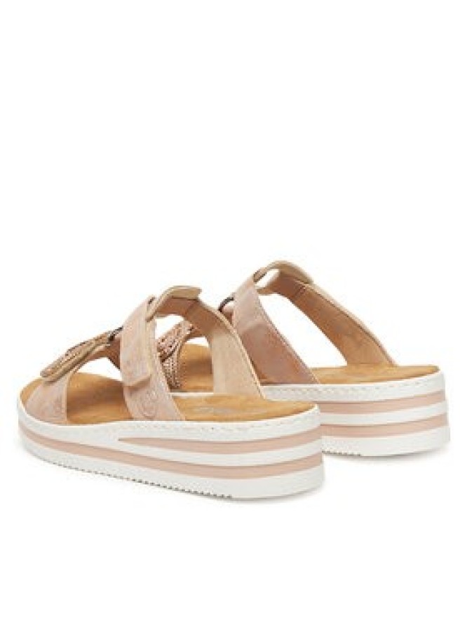 Rieker Klapki CEO-V0200-90 Różowy