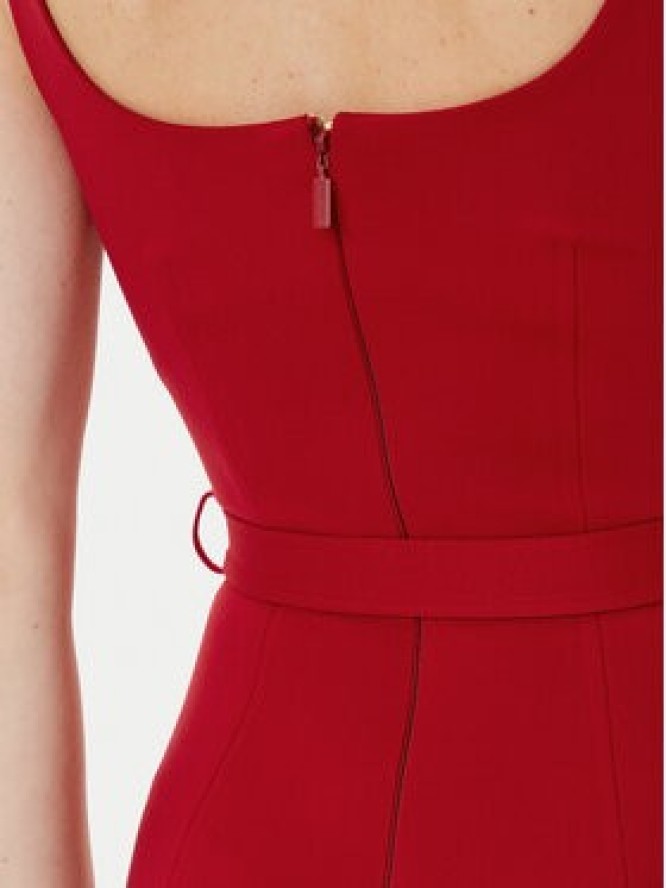 Marciano Guess Sukienka 177067 Czerwony Classic Fit
