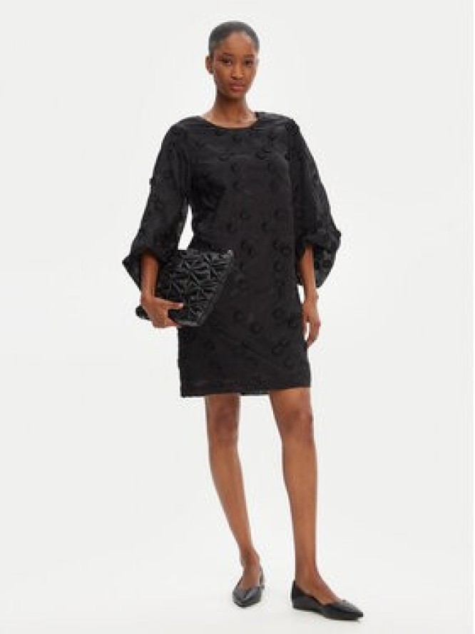 Munthe Sukienka codzienna Pansi 252131625225 Czarny Regular Fit