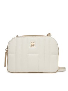 Tommy Hilfiger Torebka Th Feminine Conv Camera Bag AW0AW17453 Écru