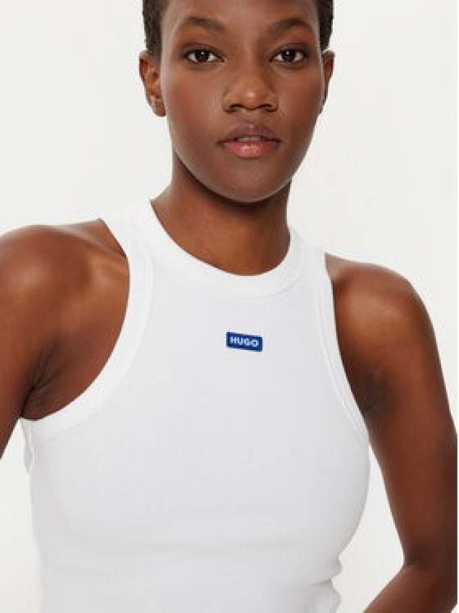 HUGO Top Baby 50511450 Biały Slim Fit