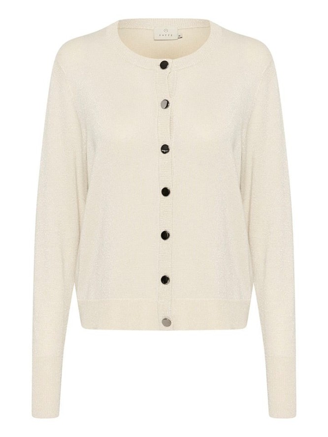 Kaffe Kardigan w kolorze kremowym rozmiar: M