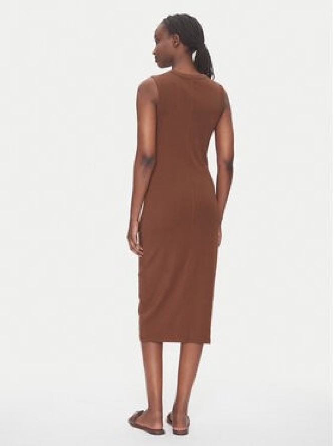 Calvin Klein Jeans Sukienka codzienna LV047C240G Brązowy Slim Fit