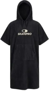 Surf Poncza SkatePro Towel Poncho - Czarny