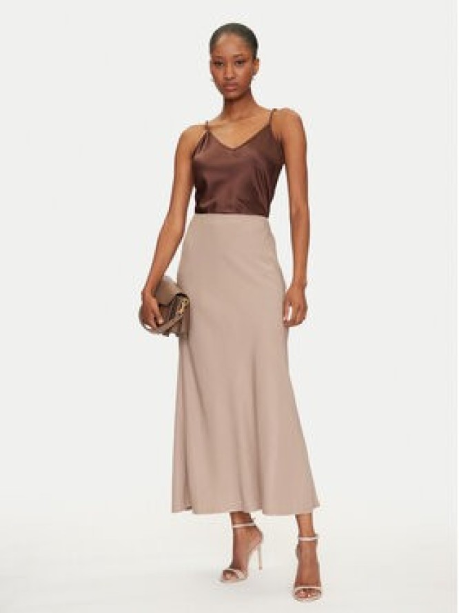 ONLY Spódnica maxi Chigo 15338282 Beżowy Regular Fit